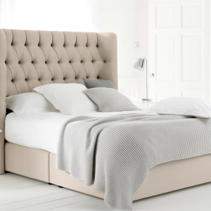 Luxury Wingback Bed