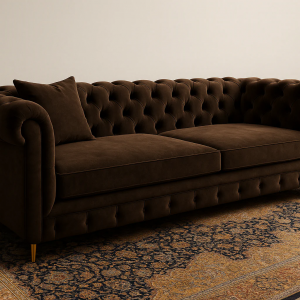 Chesterfield Espresso Sofa